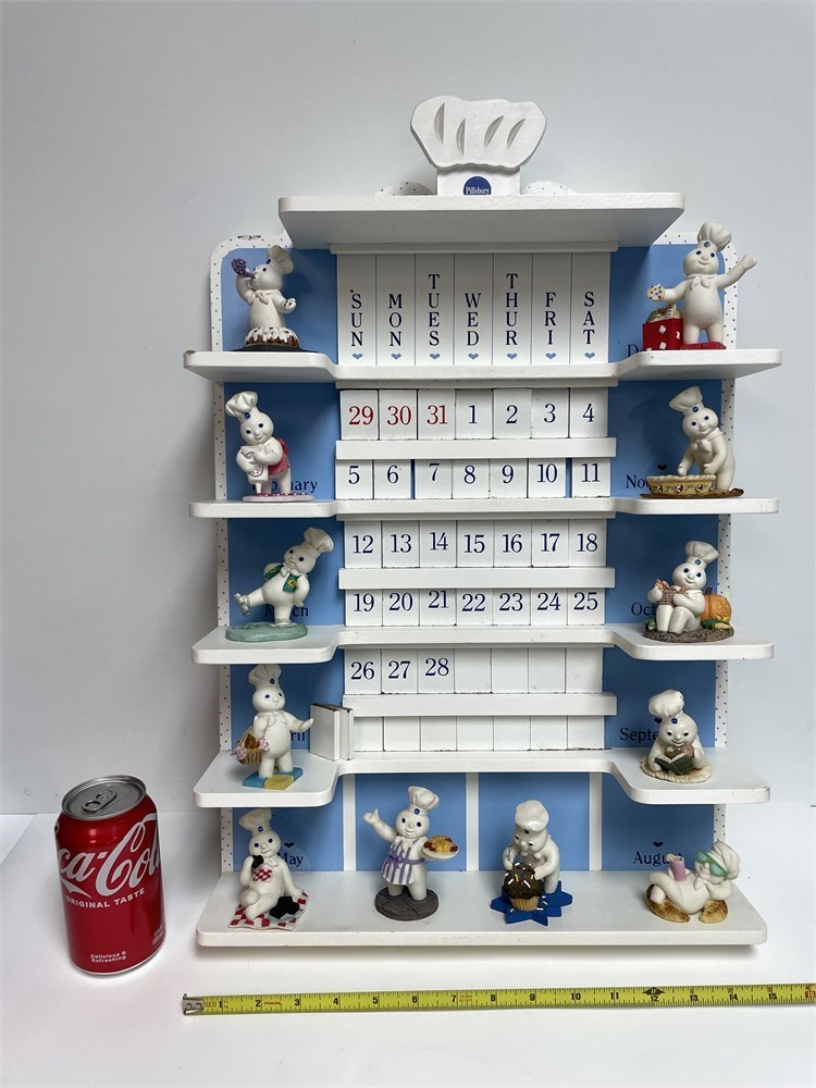 Auction Exchange USA Pillsbury Doughboy Perpetual Calendar by Danbury